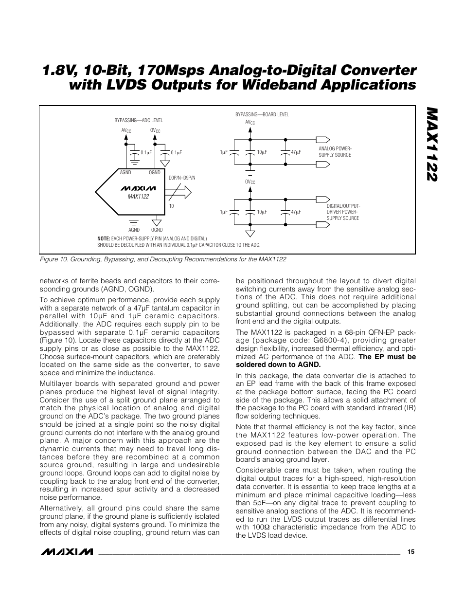 Rainbow Electronics MAX1122 User Manual | Page 15 / 17