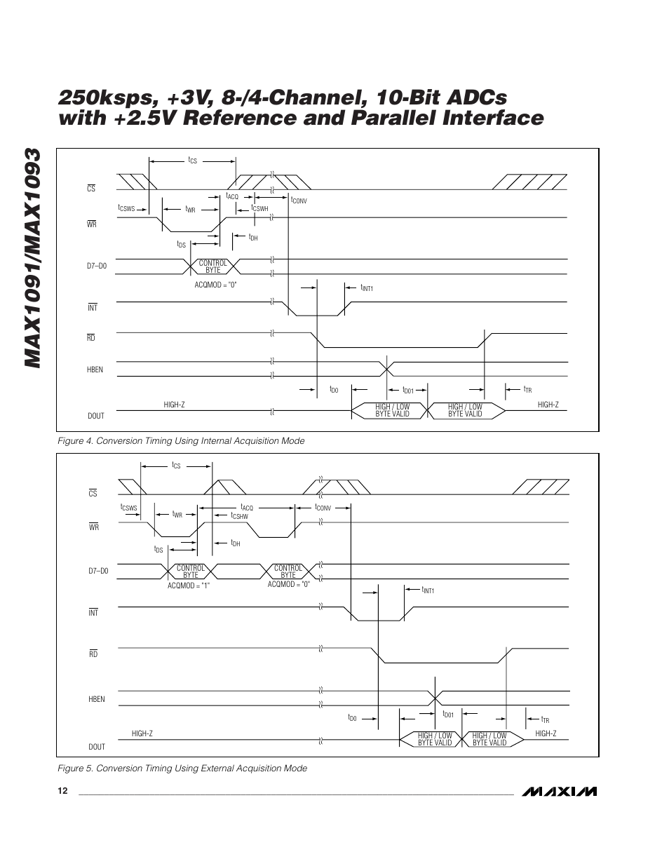 Rainbow Electronics MAX1093 User Manual | Page 12 / 20