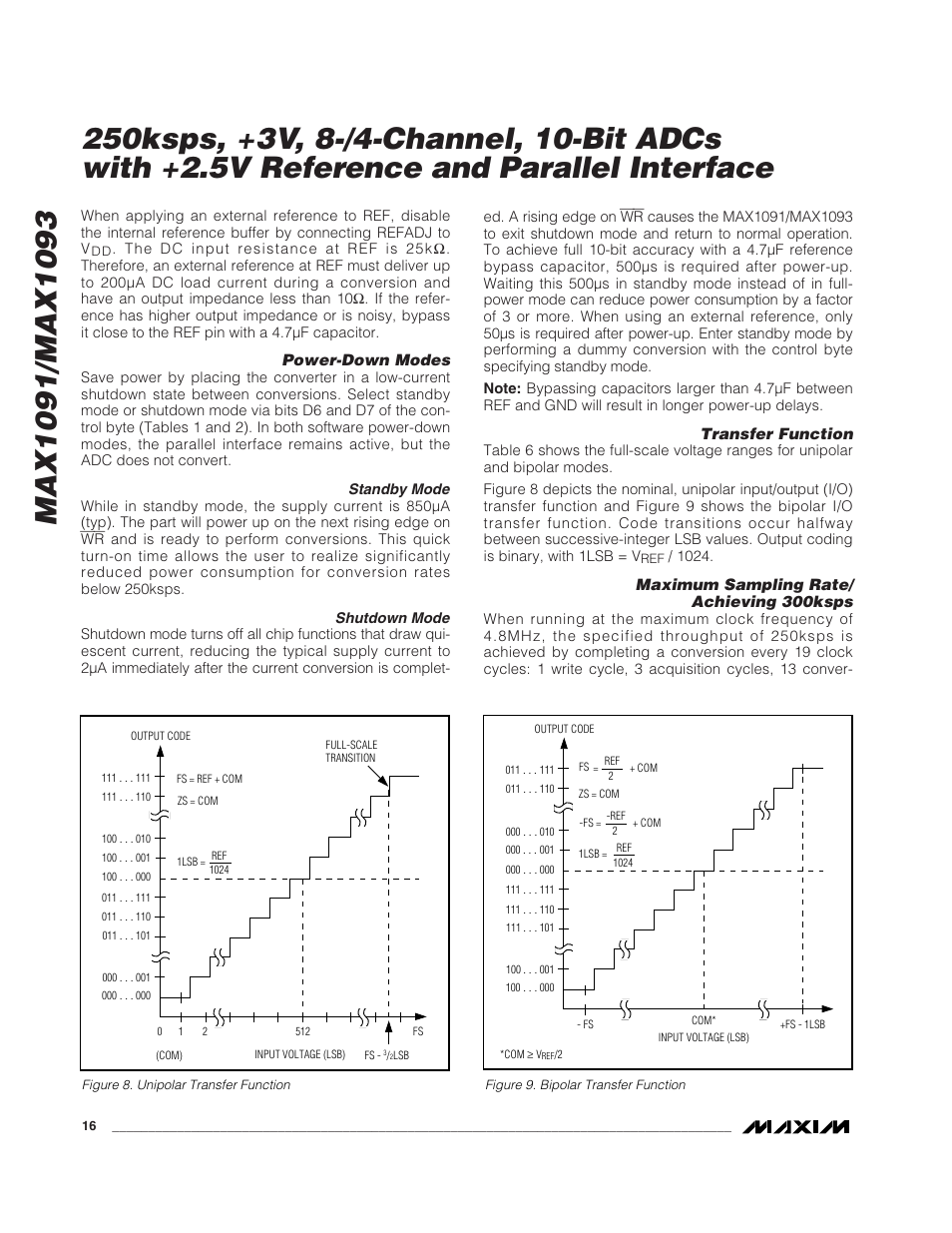 Rainbow Electronics MAX1093 User Manual | Page 16 / 20