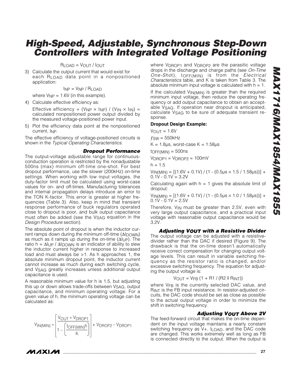 Rainbow Electronics MAX1855 User Manual | Page 27 / 33