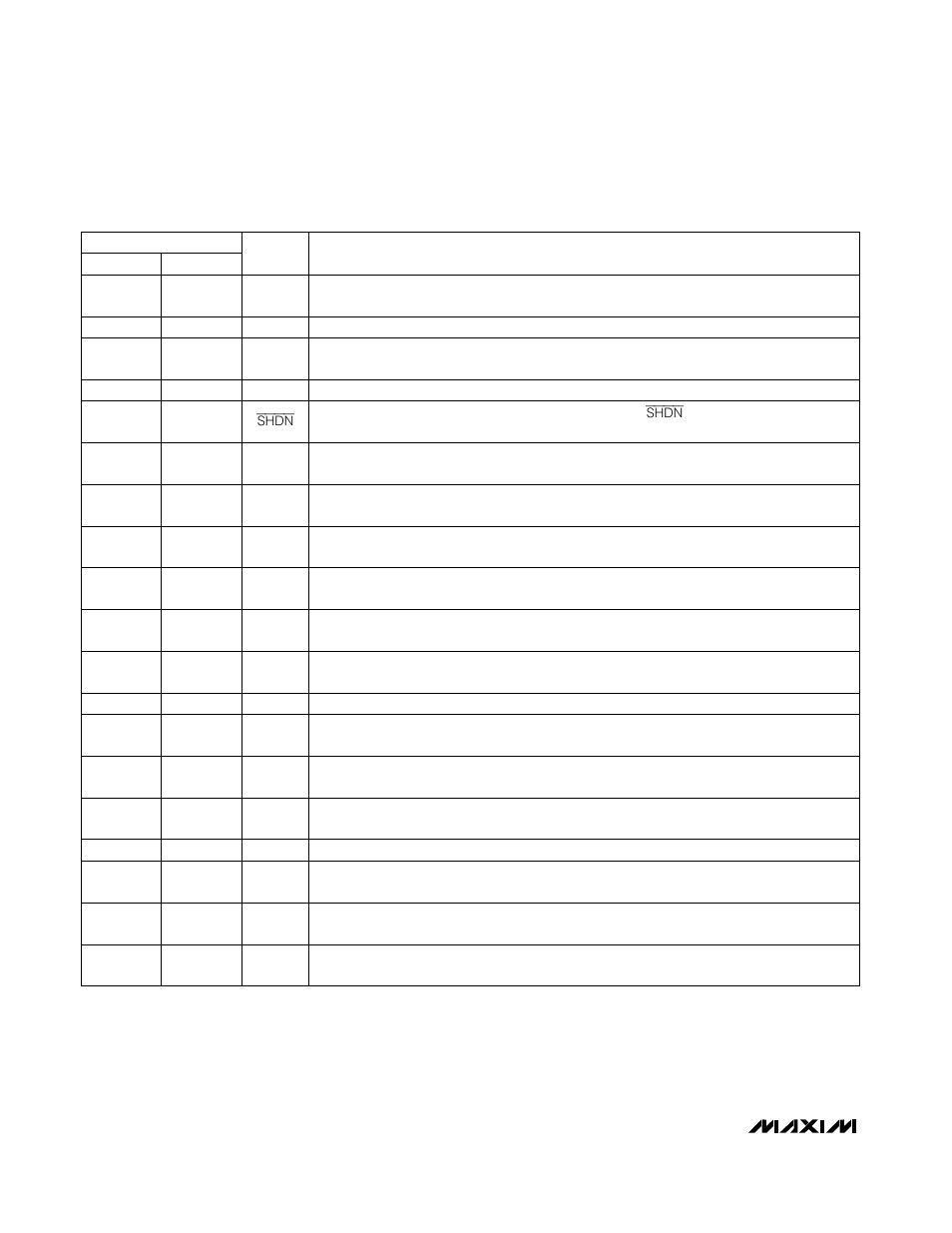 Pin description | Rainbow Electronics MAX1611 User Manual | Page 6 / 20