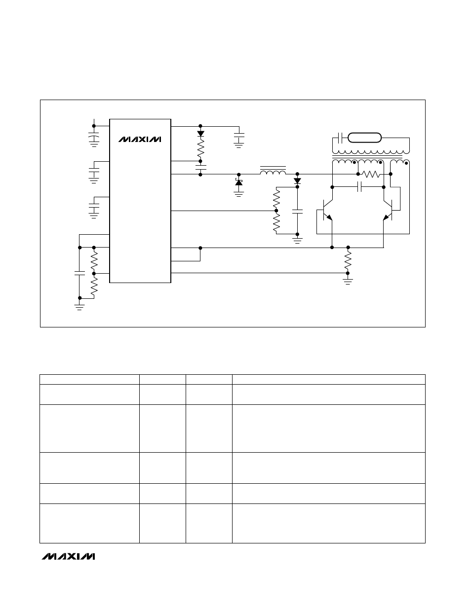 Table 1. necessary ccfl specifications | Rainbow Electronics MAX1611 User Manual | Page 9 / 20