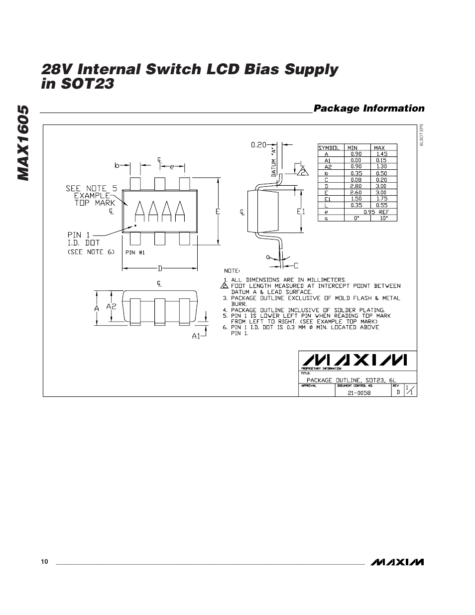 Rainbow Electronics MAX758A User Manual | Page 10 / 12