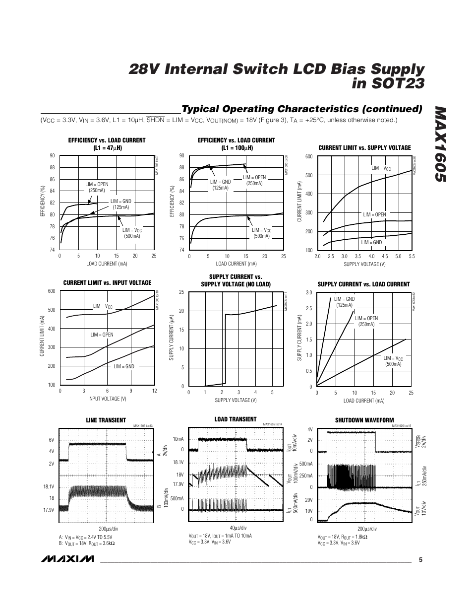 Typical operating characteristics (continued) | Rainbow Electronics MAX758A User Manual | Page 5 / 12