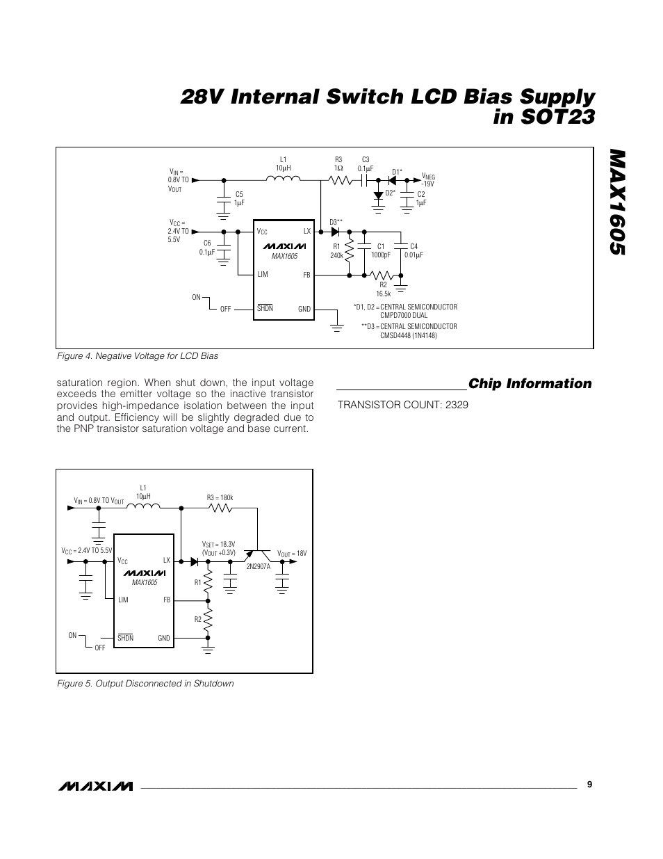 Chip information | Rainbow Electronics MAX758A User Manual | Page 9 / 12