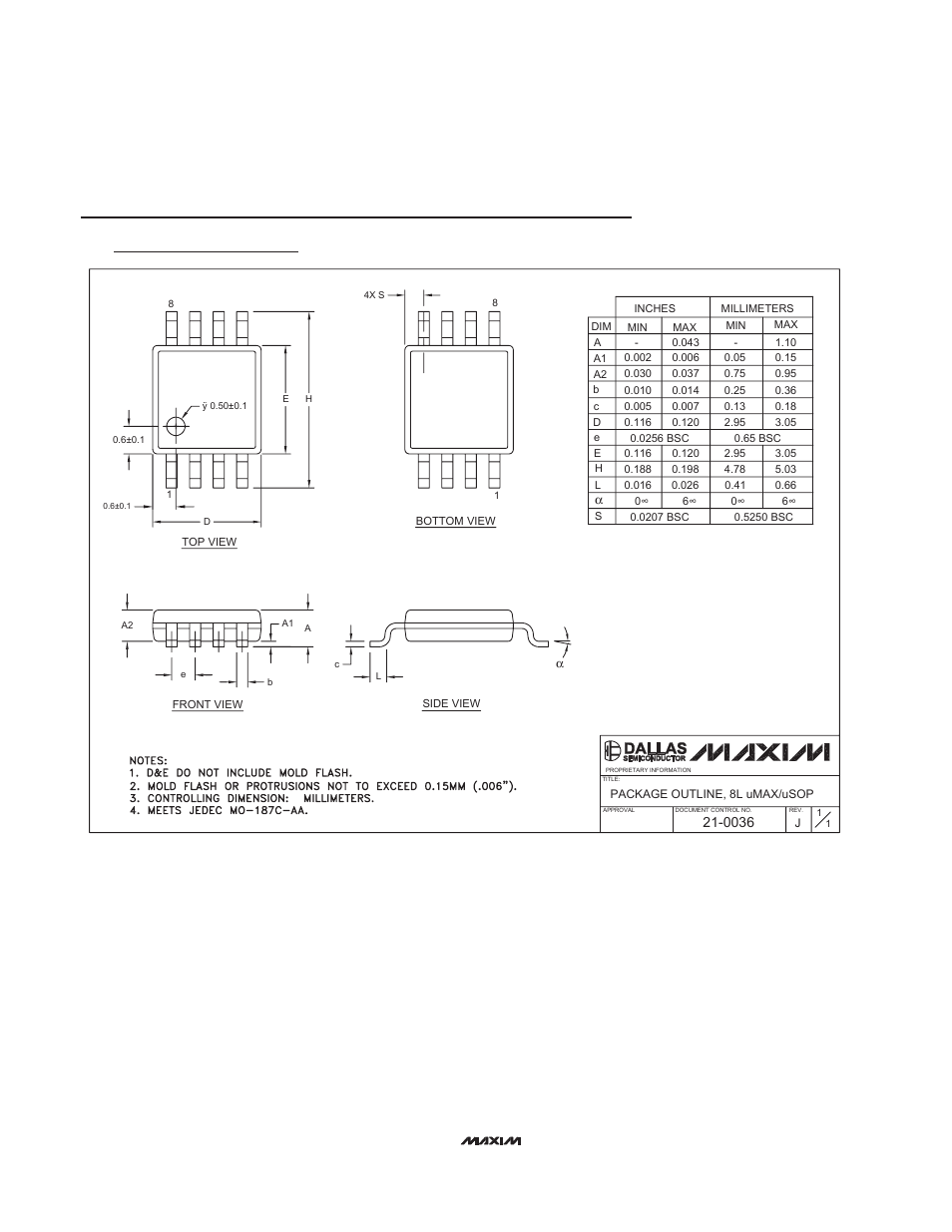 Package information | Rainbow Electronics MAX8715 User Manual | Page 14 / 14