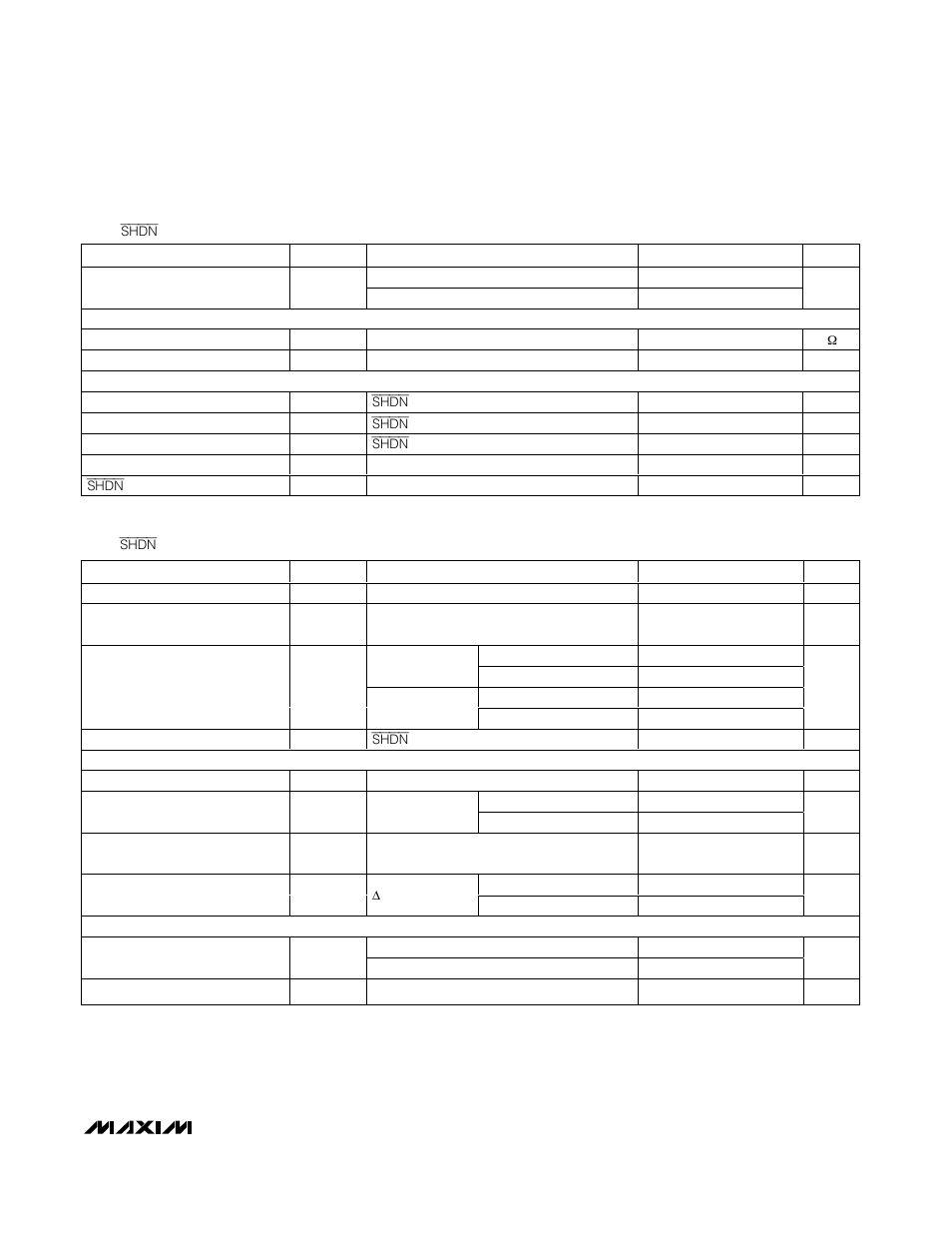 Electrical characteristics, Electrical characteristics (continued) | Rainbow Electronics MAX8715 User Manual | Page 3 / 14