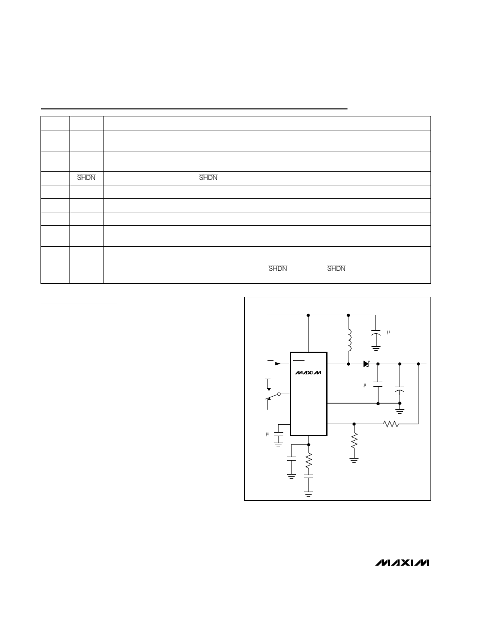 Detailed description, Pin description | Rainbow Electronics MAX8715 User Manual | Page 8 / 14