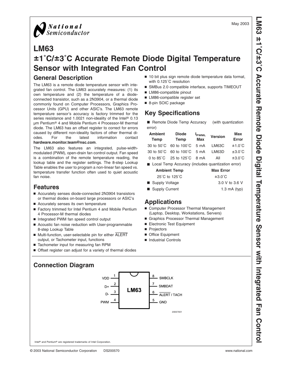 Rainbow Electronics LM63 User Manual | 28 pages