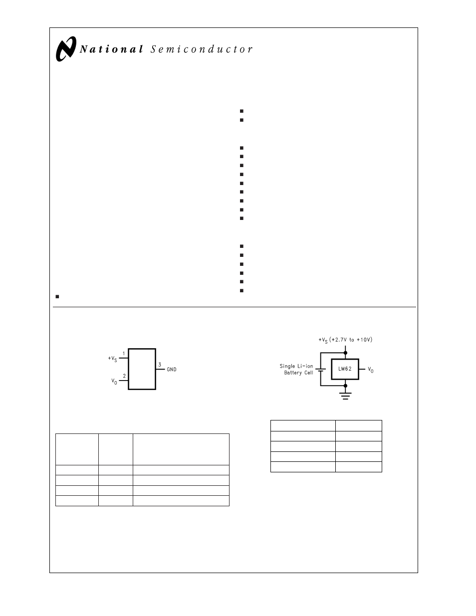 Rainbow Electronics LM62 User Manual | 7 pages