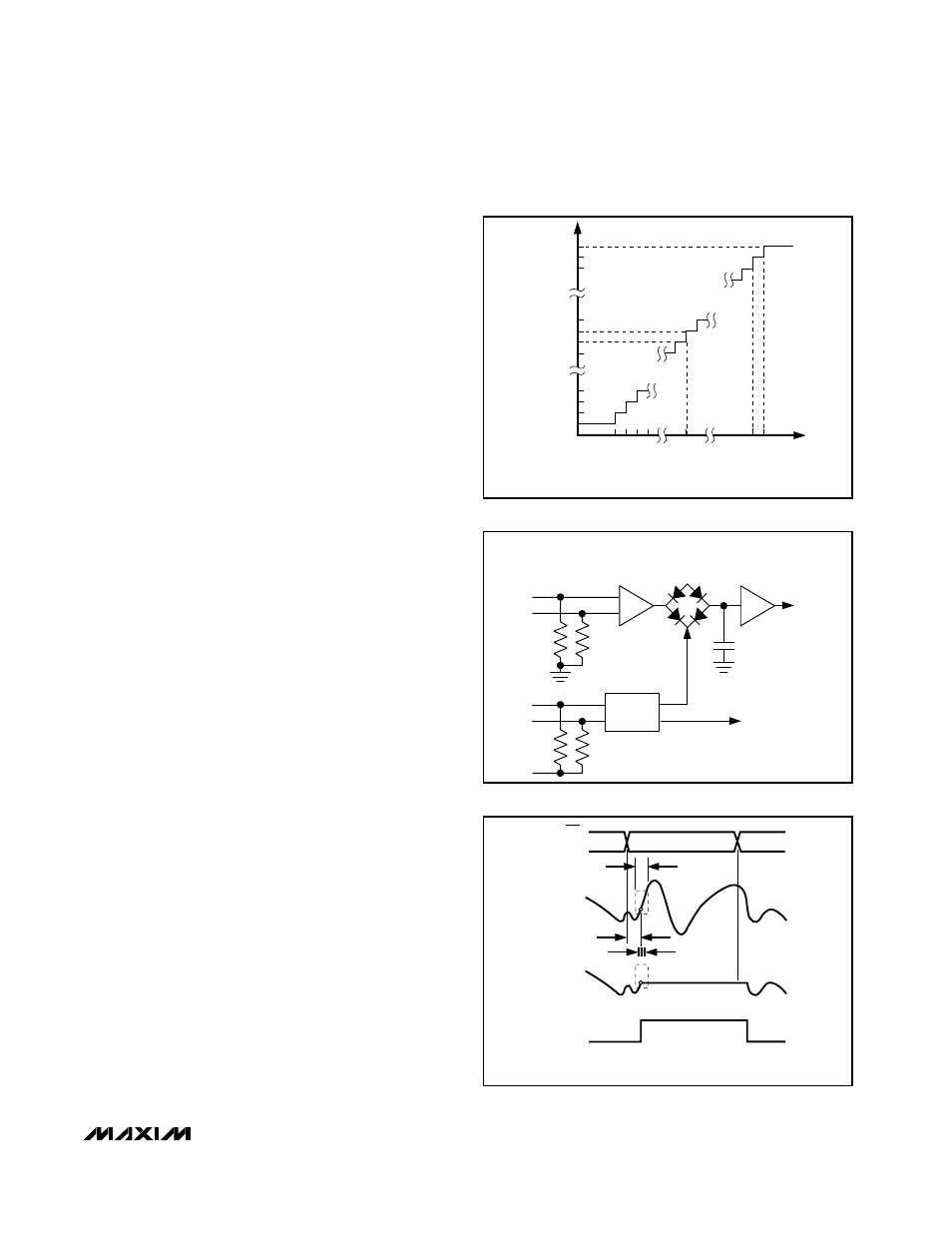 Principle of operation, On-chip track/hold amplifier, Internal reference | Rainbow Electronics MAX104 User Manual | Page 13 / 32