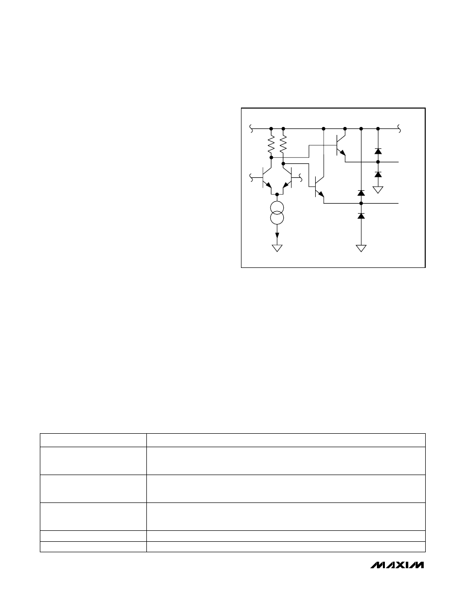 Max104, Table 1. pecl output functions | Rainbow Electronics MAX104 User Manual | Page 14 / 32