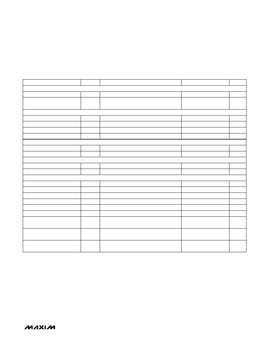 Dc electrical characteristics (continued) | Rainbow Electronics MAX104 User Manual | Page 3 / 32
