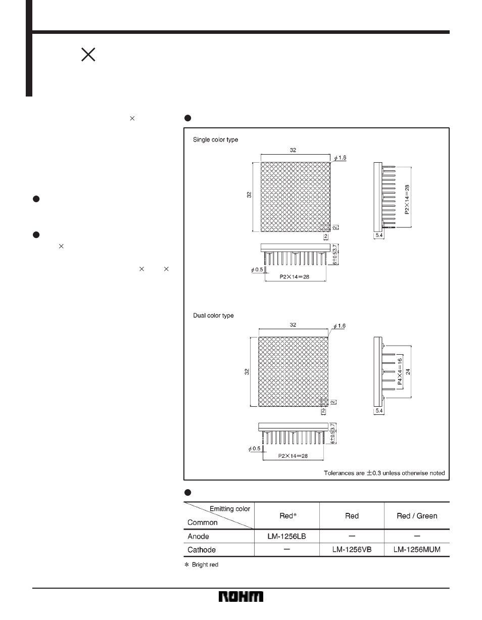 Rainbow Electronics LM-1256 Series User Manual | 4 pages