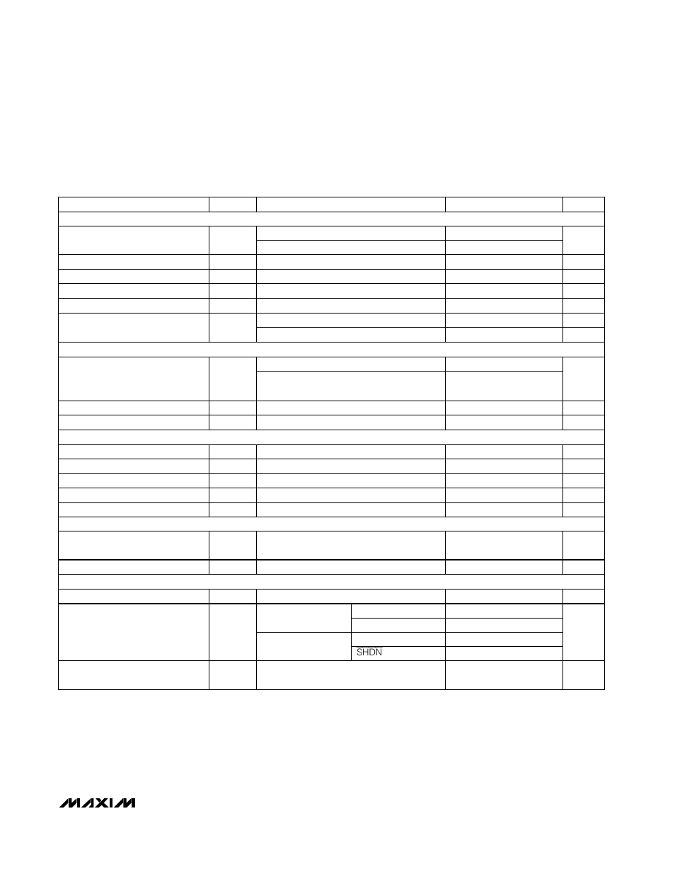 Electrical characteristics (continued) | Rainbow Electronics MAX1113 User Manual | Page 3 / 20