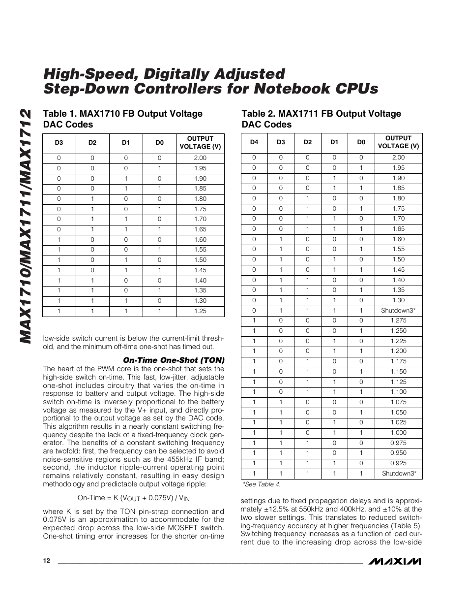 Rainbow Electronics MAX1712 User Manual | Page 12 / 28