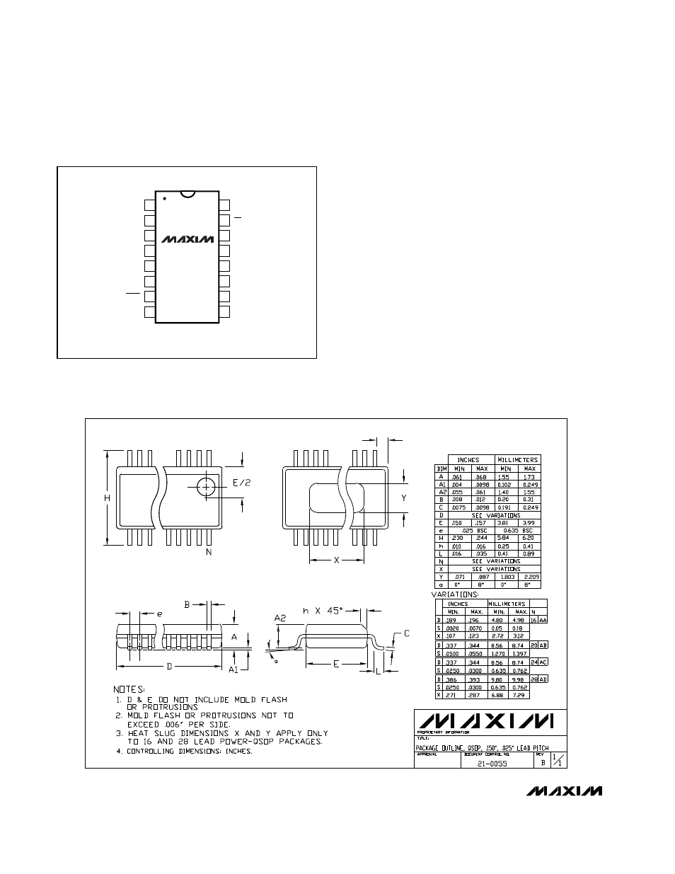 Pin configuration | Rainbow Electronics MAX1249 User Manual | Page 22 / 24