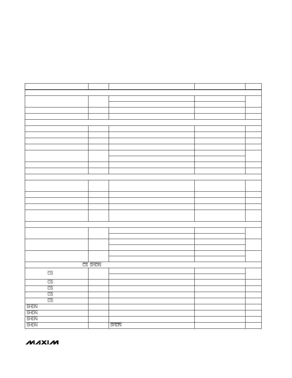 Electrical characteristics (continued) | Rainbow Electronics MAX1249 User Manual | Page 3 / 24