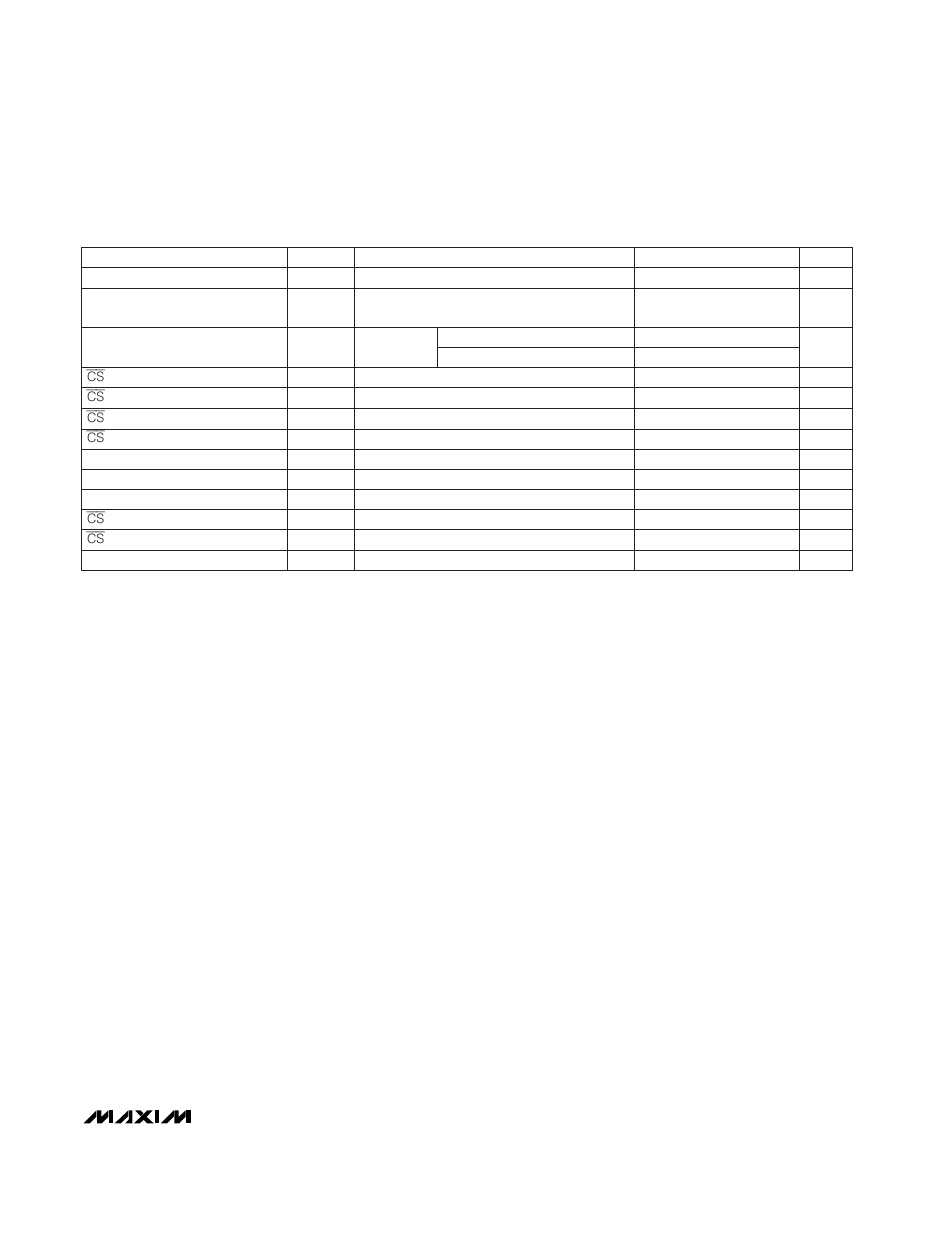 Timing characteristics | Rainbow Electronics MAX1249 User Manual | Page 5 / 24