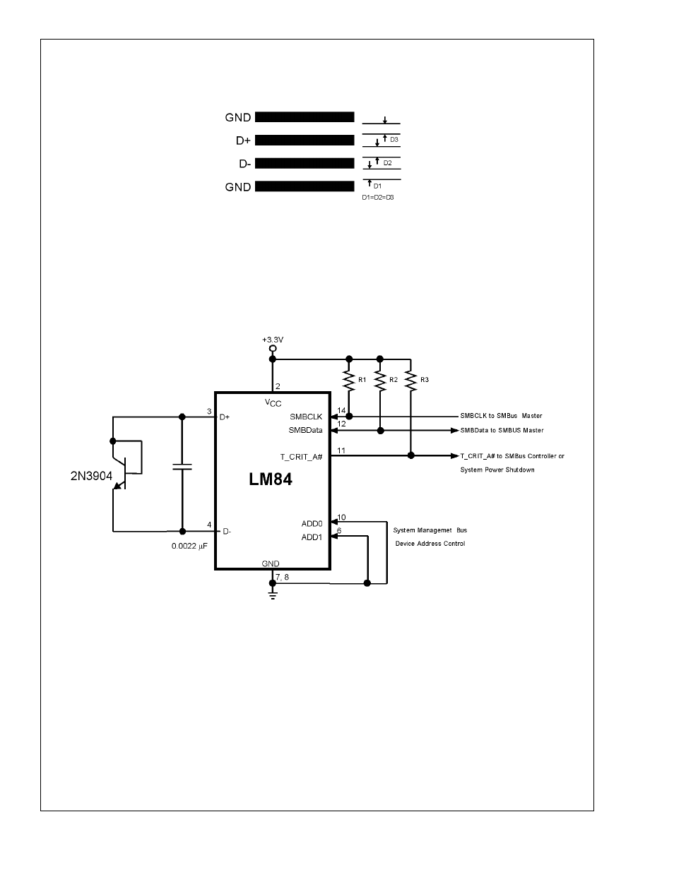 0 application hints, 0 typical applications | Rainbow Electronics LM84 User Manual | Page 15 / 16