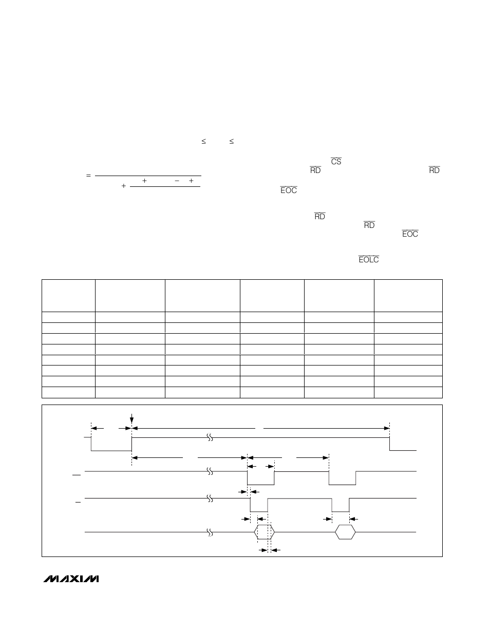 Table 3. throughput vs. channels sampled (t, 200ns, f, 10mhz) | Rainbow Electronics MAX1326 User Manual | Page 17 / 27