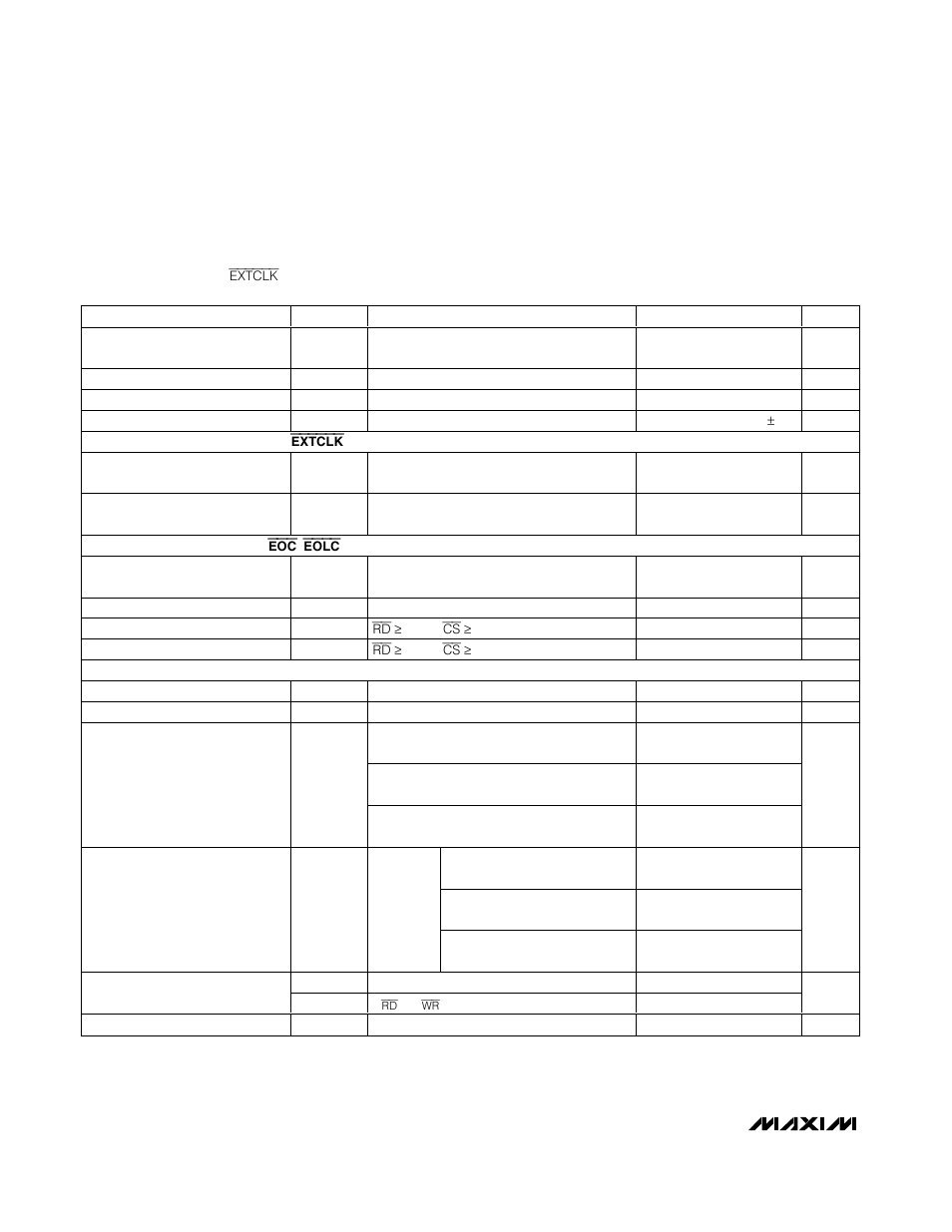 Electrical characteristics (continued) | Rainbow Electronics MAX1326 User Manual | Page 4 / 27