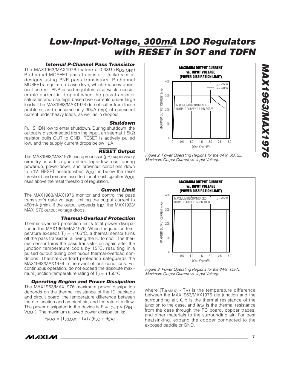 Reset | Rainbow Electronics MAX1976 User Manual | Page 7 / 12