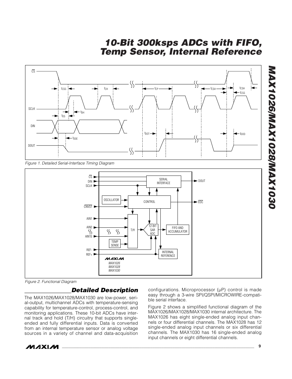 Detailed description | Rainbow Electronics MAX1030 User Manual | Page 9 / 24