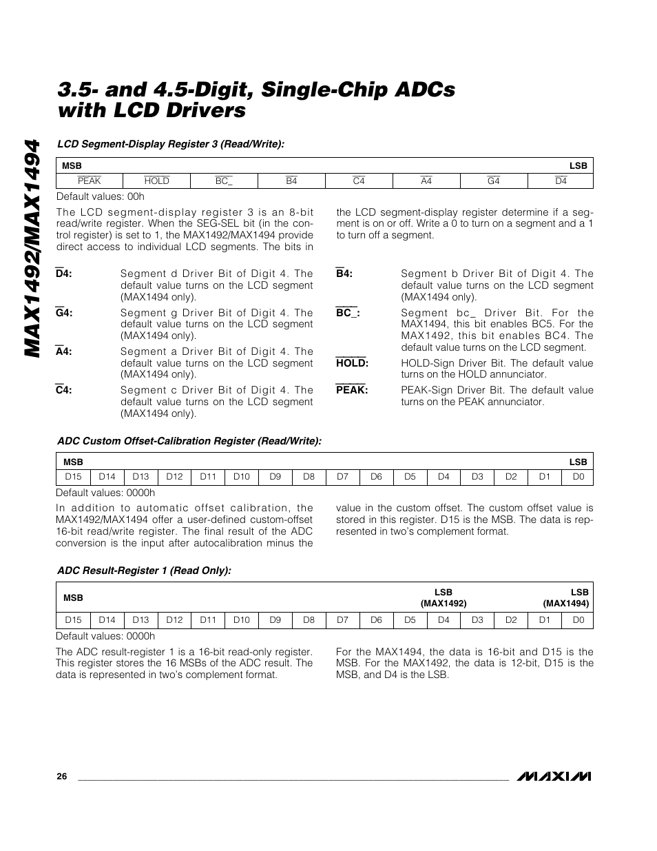 Rainbow Electronics MAX1494 User Manual | Page 26 / 35