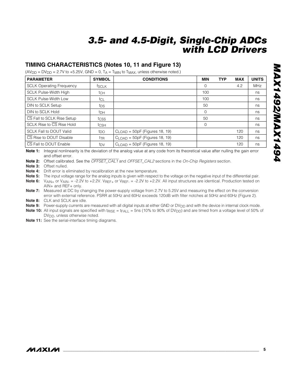 Rainbow Electronics MAX1494 User Manual | Page 5 / 35