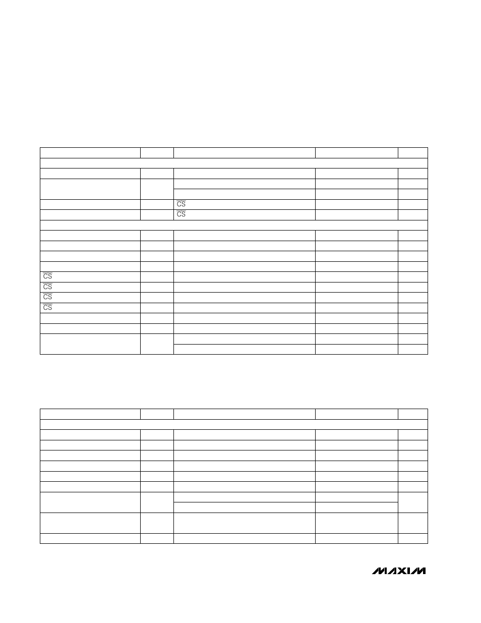 Electrical characteristics—max1108 (continued), Electrical characteristics—max1109 | Rainbow Electronics MAX1109 User Manual | Page 4 / 20