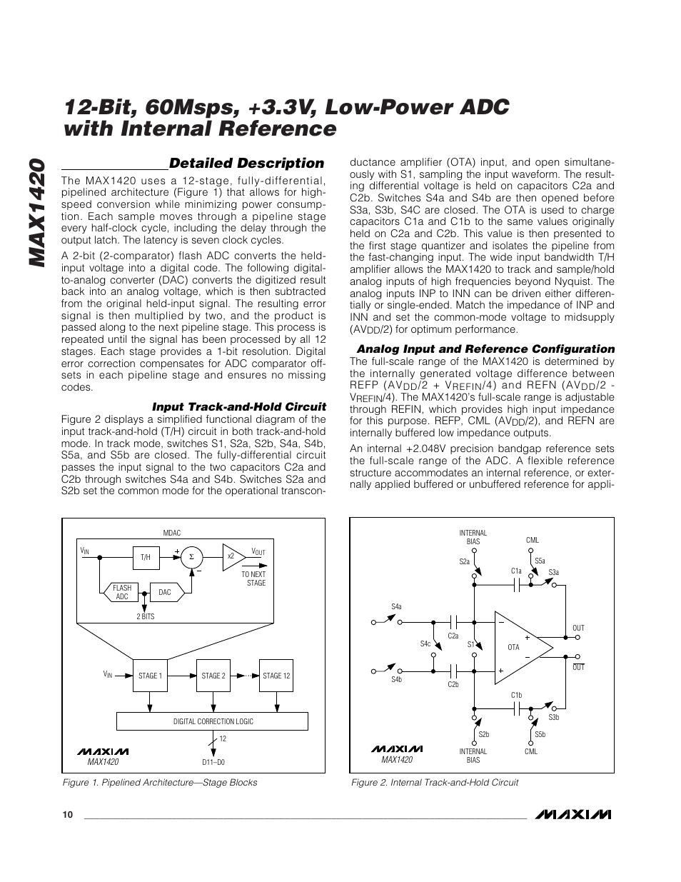 Detailed description | Rainbow Electronics MAX1420 User Manual | Page 10 / 17