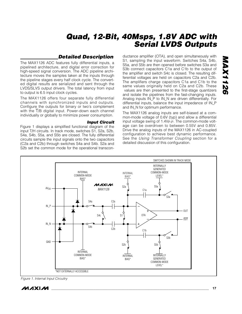 Detailed description | Rainbow Electronics MAX1126 User Manual | Page 17 / 25