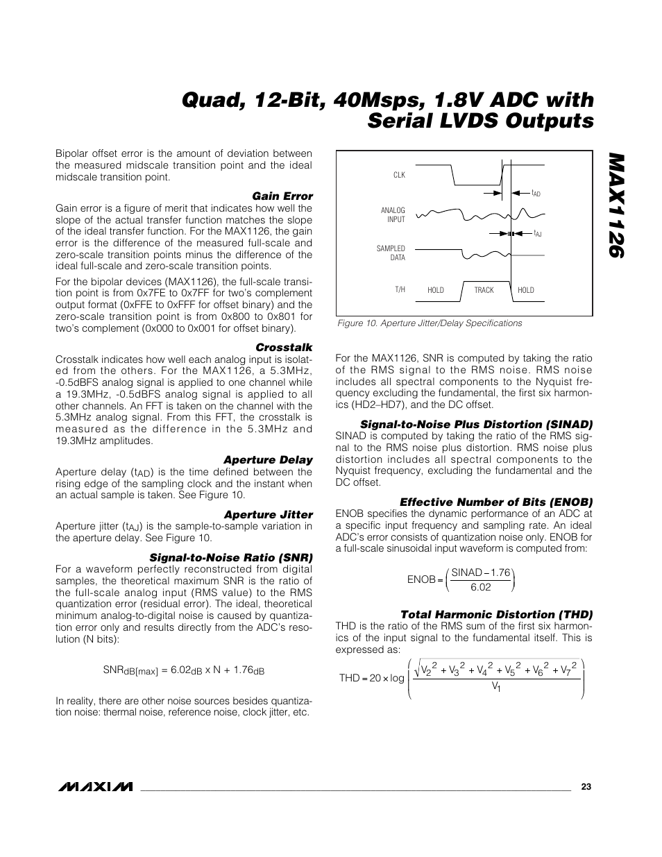 Rainbow Electronics MAX1126 User Manual | Page 23 / 25