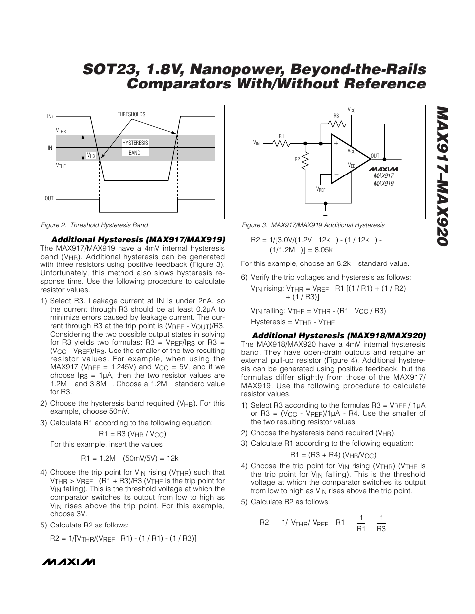 Rainbow Electronics MAX920 User Manual | Page 11 / 12