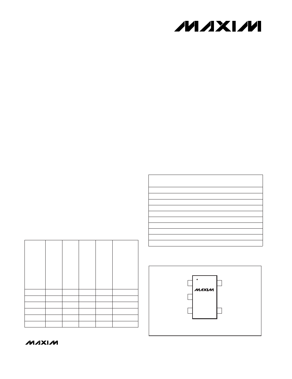 Rainbow Electronics MAX999 User Manual | 12 pages