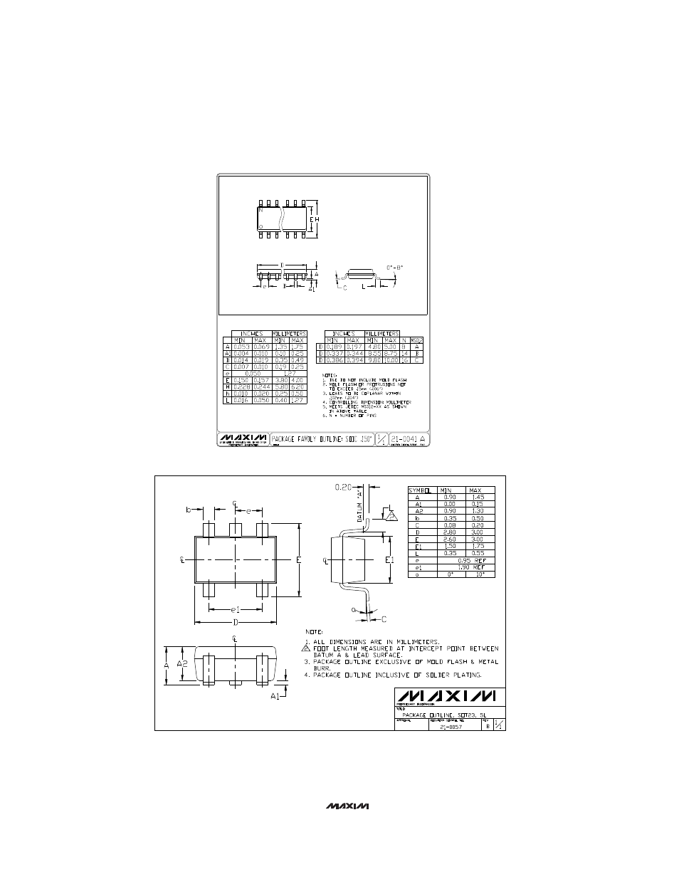 Package information (continued) | Rainbow Electronics MAX999 User Manual | Page 12 / 12