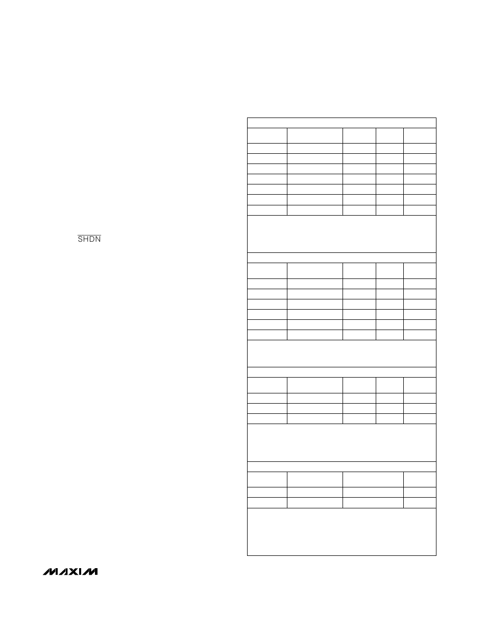 Step-down dc-dc converters, Applications information, Table 1. component suppliers | Rainbow Electronics MAX653 User Manual | Page 9 / 12