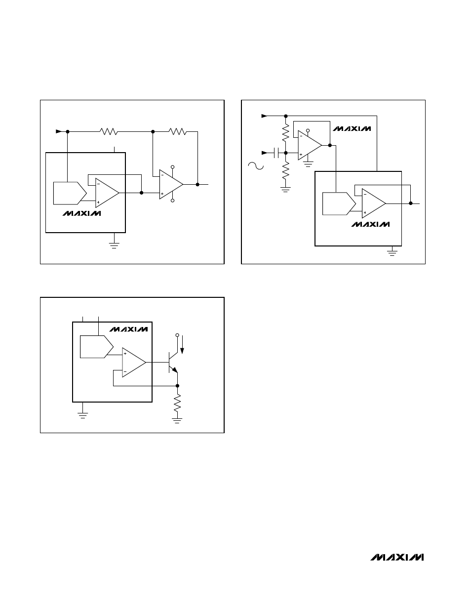 Power-supply considerations, Grounding and layout considerations | Rainbow Electronics MAX5351 User Manual | Page 14 / 16