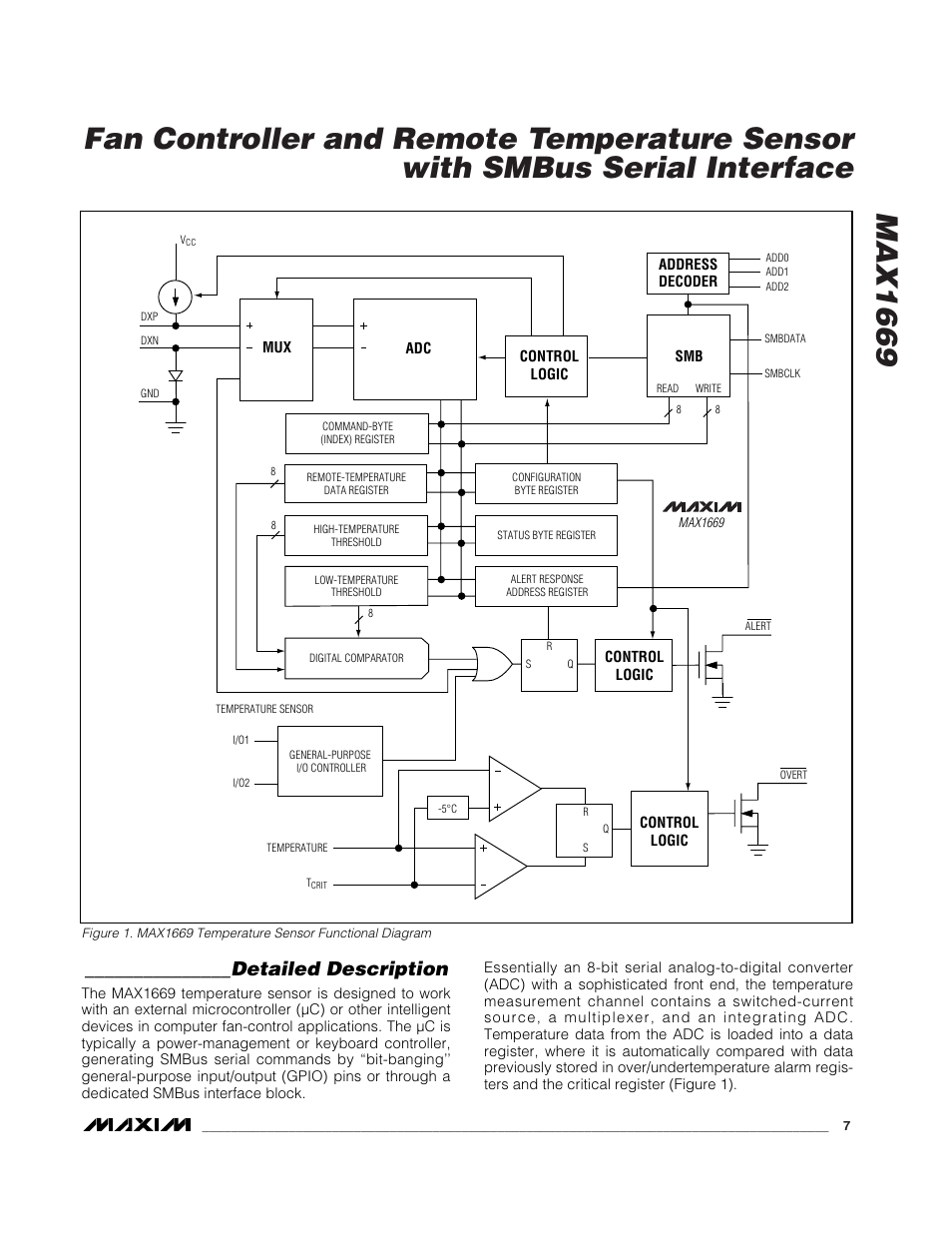 Detailed description | Rainbow Electronics MAX1669 User Manual | Page 7 / 20