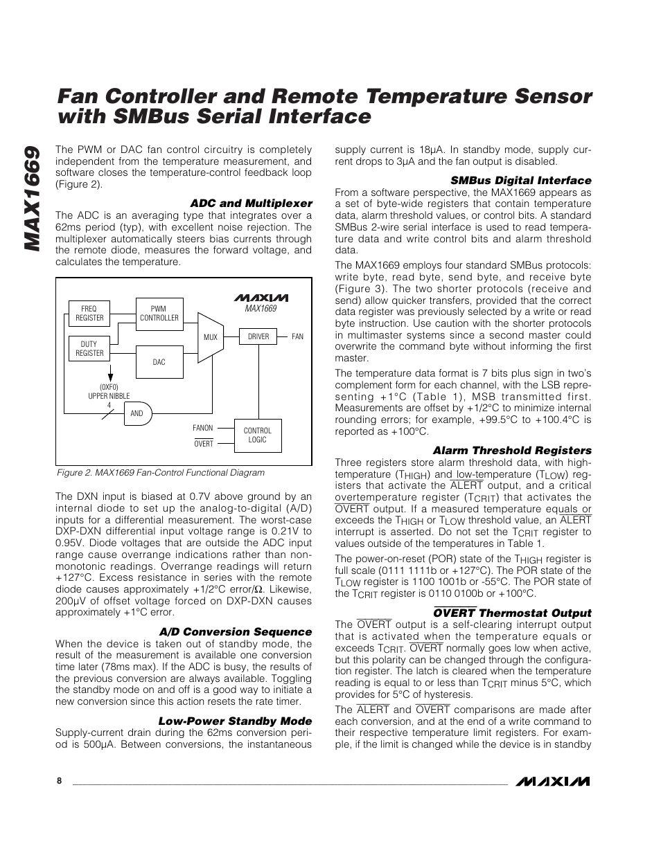 Rainbow Electronics MAX1669 User Manual | Page 8 / 20