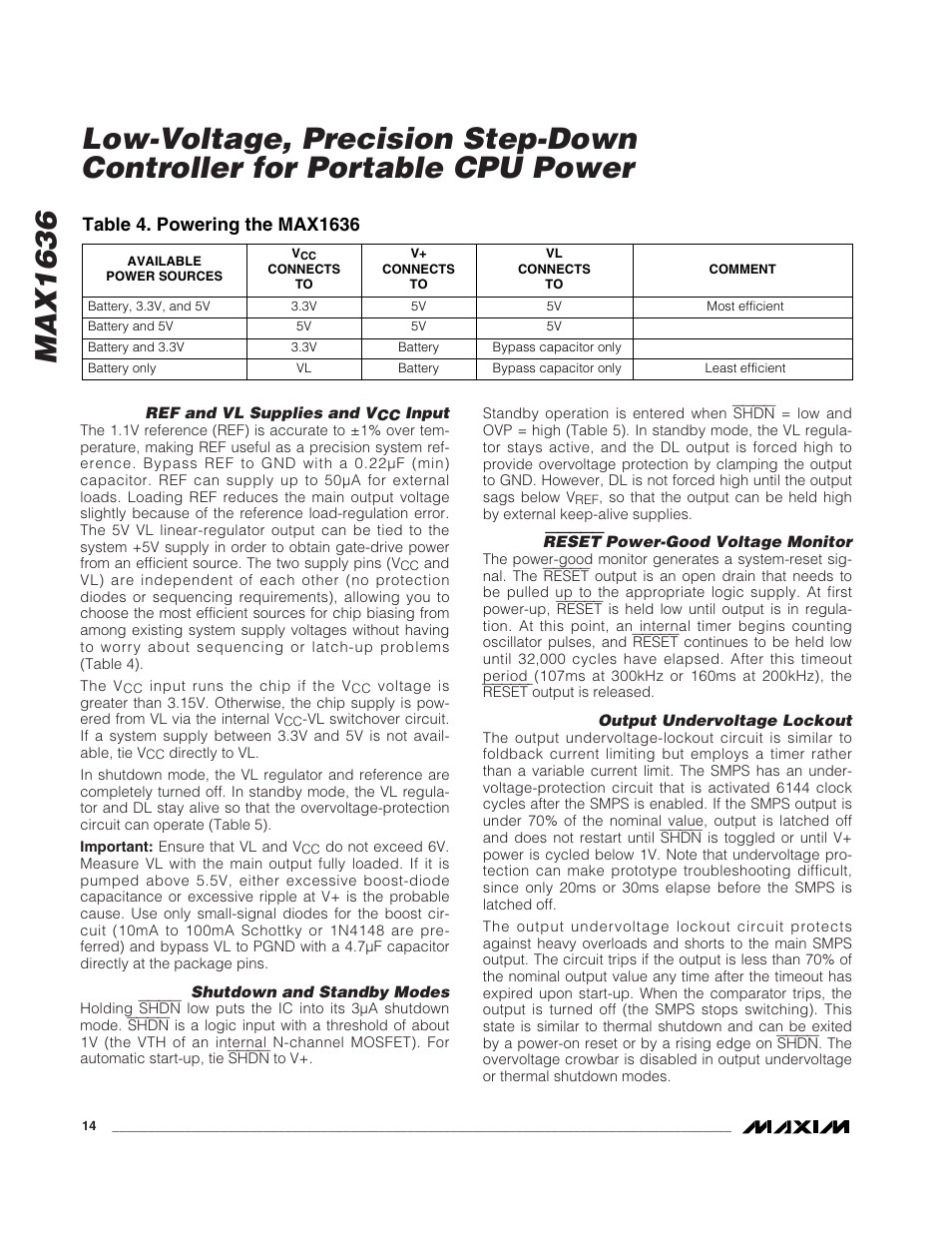 Max1636 | Rainbow Electronics MAX1636 User Manual | Page 14 / 23