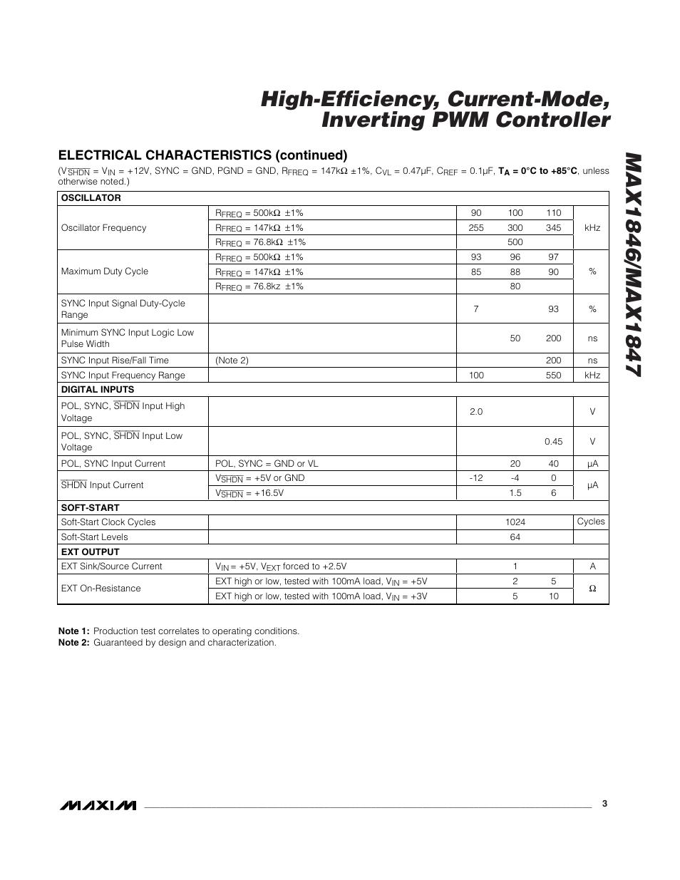 Rainbow Electronics MAX1847 User Manual | Page 3 / 20