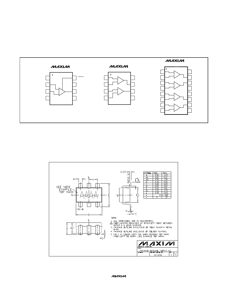 Pin configurations (continued), Chip information, Package information | Rainbow Electronics MAX998 User Manual | Page 8 / 8