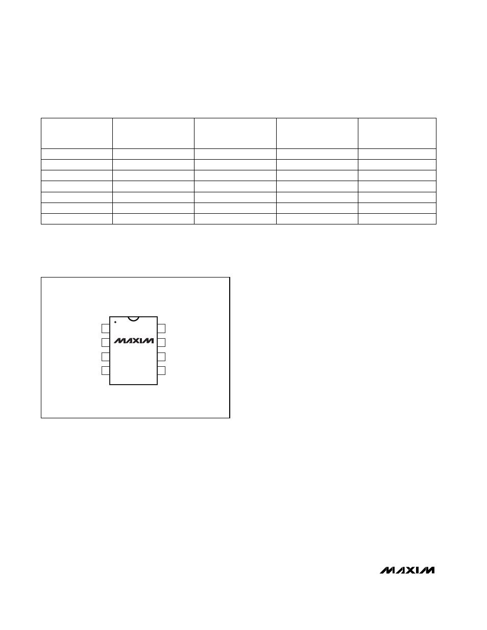 Table 5. device comparison | Rainbow Electronics MAX1681 User Manual | Page 10 / 12