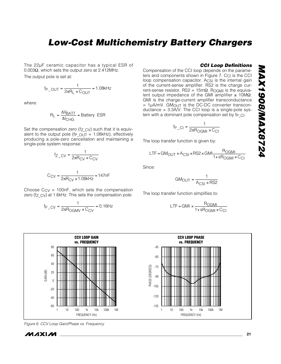 Rainbow Electronics MAX8724 User Manual | Page 21 / 27