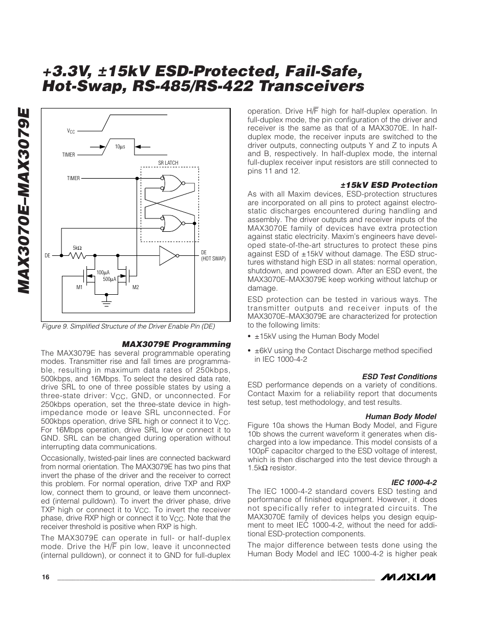 Rainbow Electronics MAX3079E User Manual | Page 16 / 25