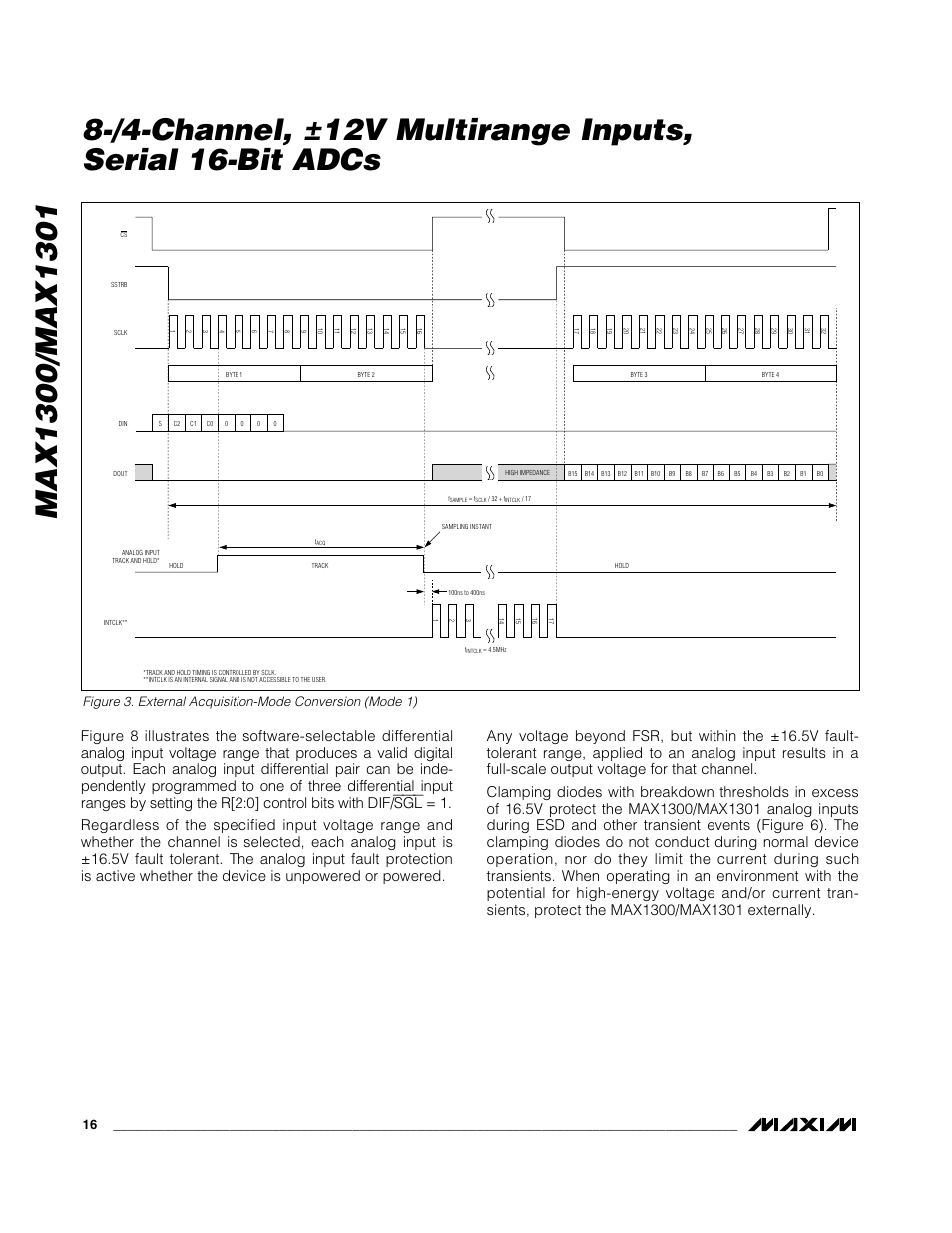 Rainbow Electronics MAX1301 User Manual | Page 16 / 31