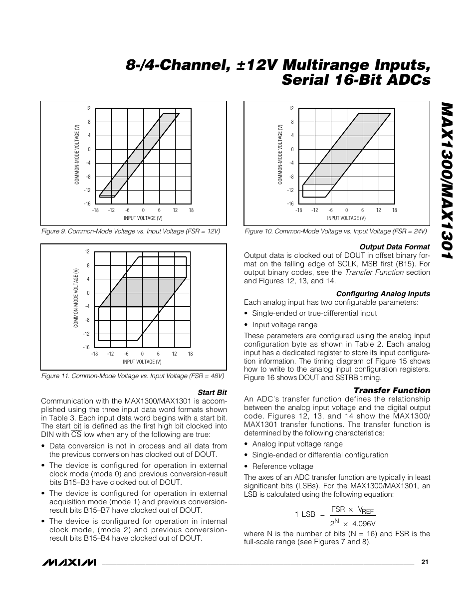 Rainbow Electronics MAX1301 User Manual | Page 21 / 31