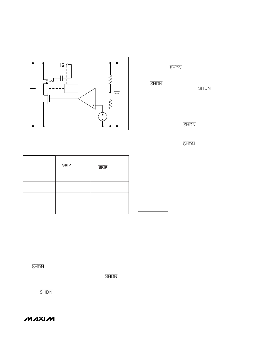 Applications information, Table 1. tradeoffs between operating modes | Rainbow Electronics MAX684 User Manual | Page 7 / 12
